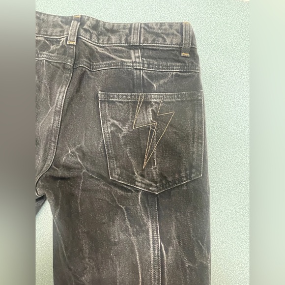 Givenchy Paris Marble Denim Slim Fit Cropped Jeans Women’s 38 US6 - Picture 10 of 15